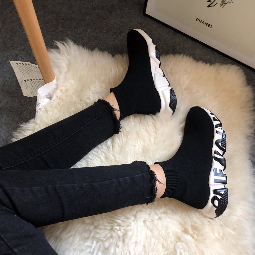 B A L E N C I A G A =SOCKS Sneakers= [5 Colours Available]