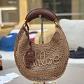 CHLO脡 25S SUMMER BANANA HOBO BAG 36 IN LIGHT BROWN