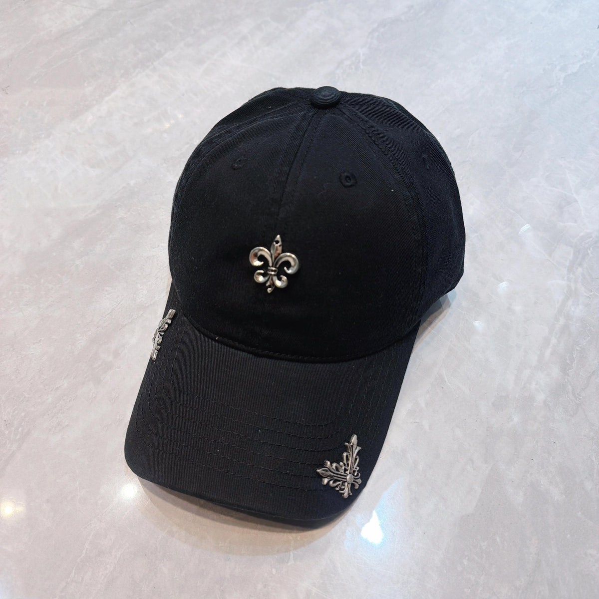 Chrome Hearts Cross鈥慞atch Baseball Cap