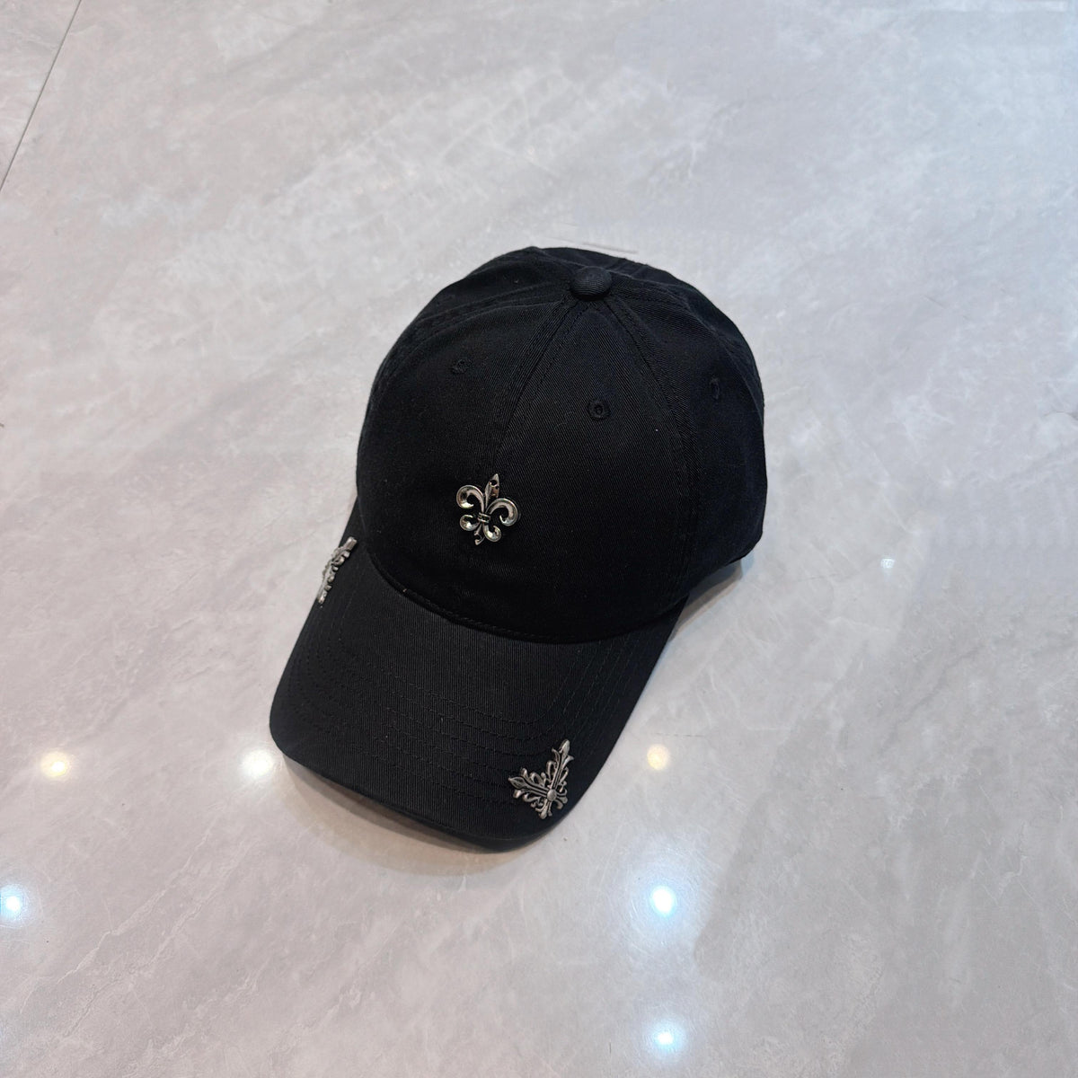 Chrome Hearts Cross鈥慞atch Baseball Cap