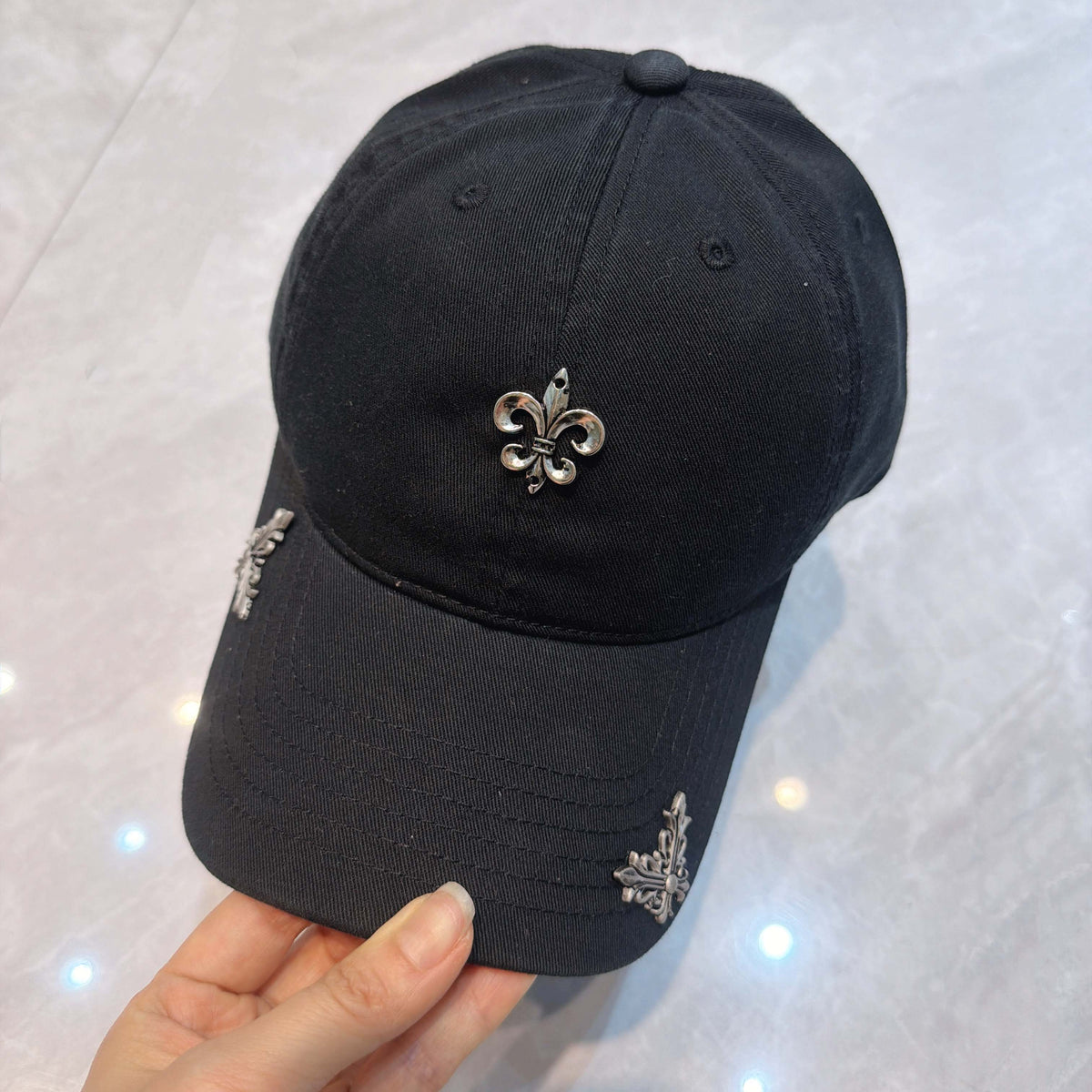 Chrome Hearts Cross鈥慞atch Baseball Cap