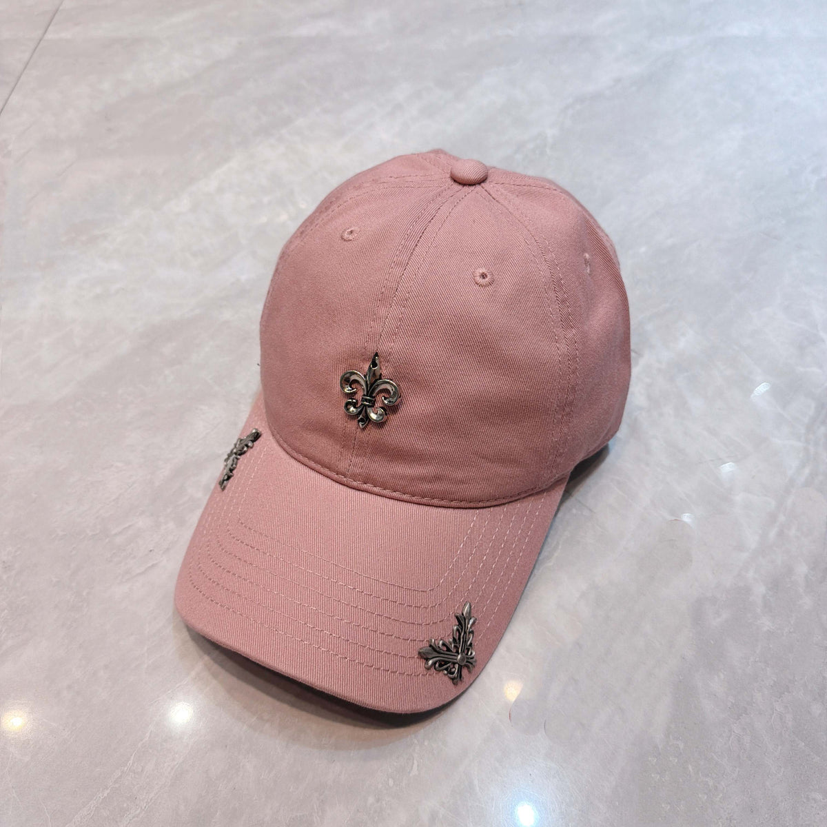Chrome Hearts Cross鈥慞atch Baseball Cap
