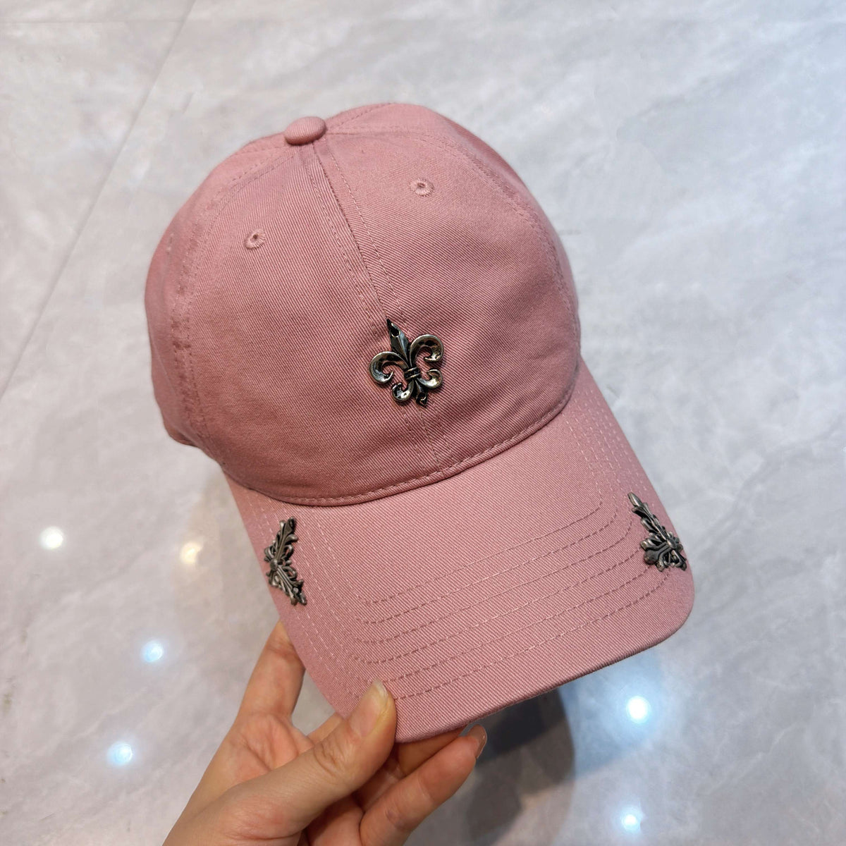 Chrome Hearts Cross鈥慞atch Baseball Cap